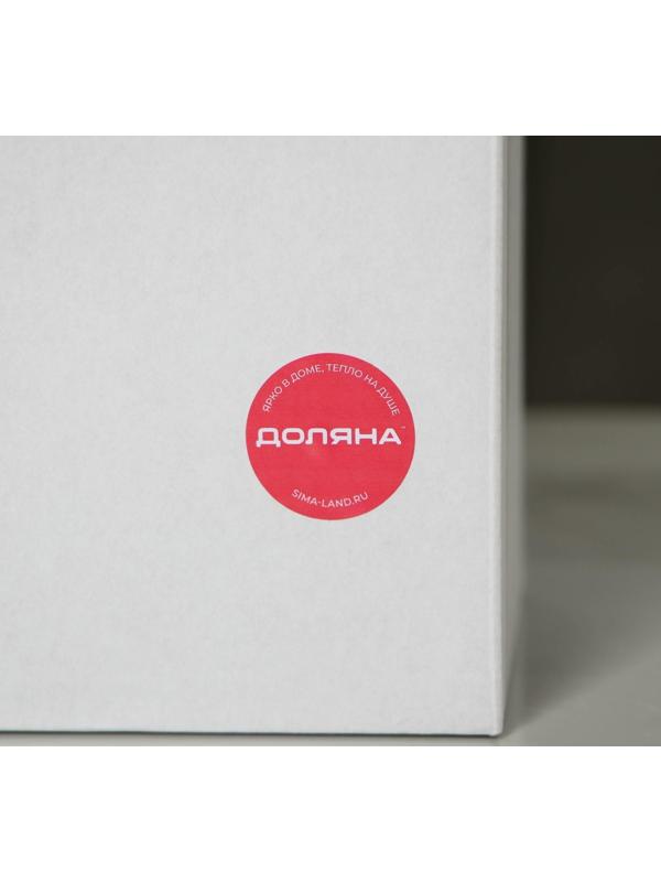 Набор для вина Доляна, 6 предметов: кейс для бутылки, каплеуловитель, штопор, пробка, кольцо, нож для фольги