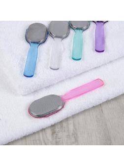 Тёрка для ног, металлическая, 16,5 см, цвет МИКС