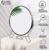Зеркало складное-подвесное, двустороннее, с увеличением, d зеркальной поверхности 16 см, цвет серебристый