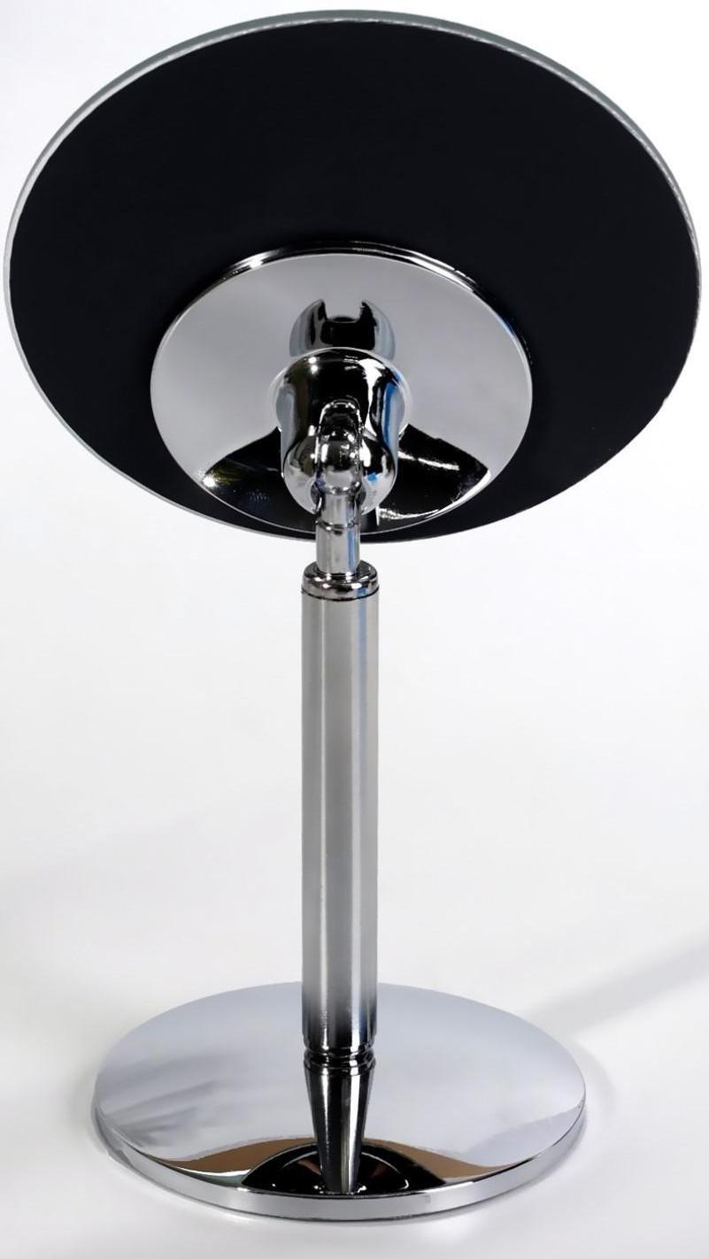 Зеркало настольное, d зеркальной поверхности 13,5 см, цвет серебристый