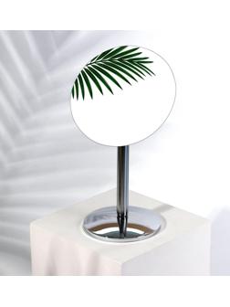 Зеркало настольное, d зеркальной поверхности 13,5 см, цвет серебристый