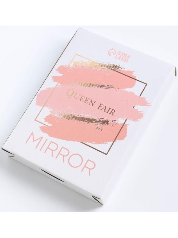 Зеркало настольное, d зеркальной поверхности 13,5 см, цвет серебристый