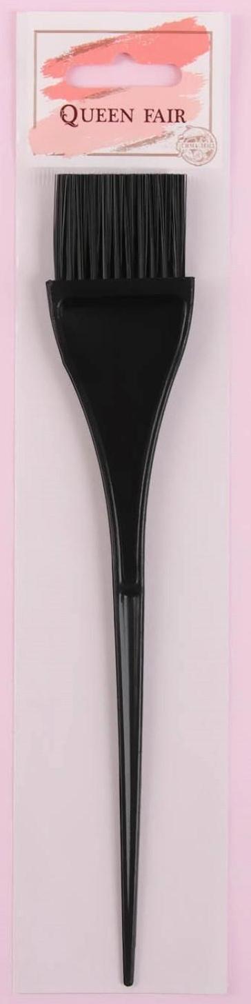 Кисть для окрашивания волос, 20,5 х 3,5 см, цвет чёрный