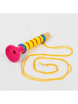 Музыкальная игрушка «Дудочка на веревочке», высокая, цвета МИКС