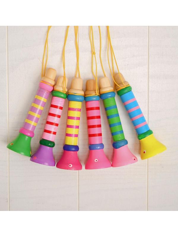 Музыкальная игрушка «Дудочка на веревочке», высокая, цвета МИКС