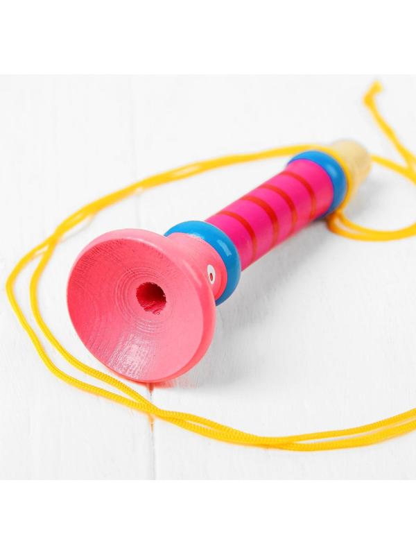 Музыкальная игрушка «Дудочка на веревочке», высокая, цвета МИКС