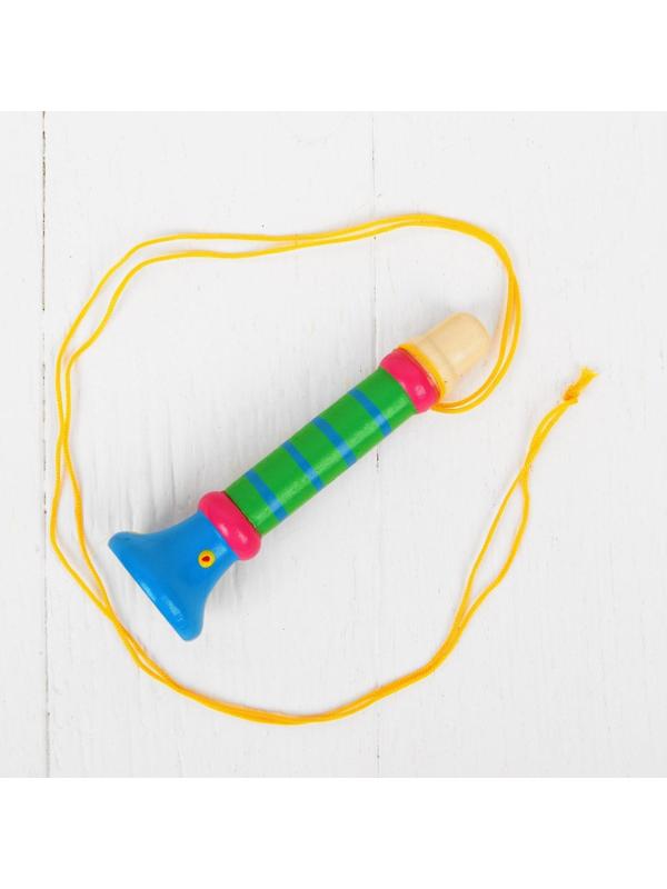 Музыкальная игрушка «Дудочка на веревочке», высокая, цвета МИКС