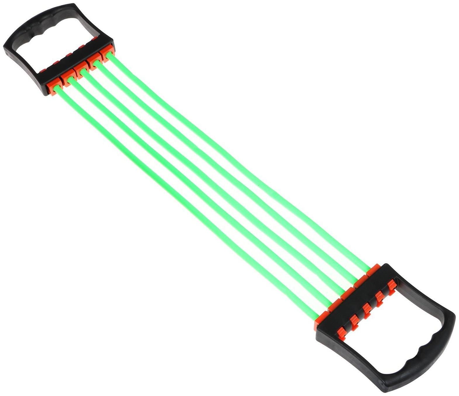 Эспандер, пластиковые ручки, до 35 кг, цвета МИКС