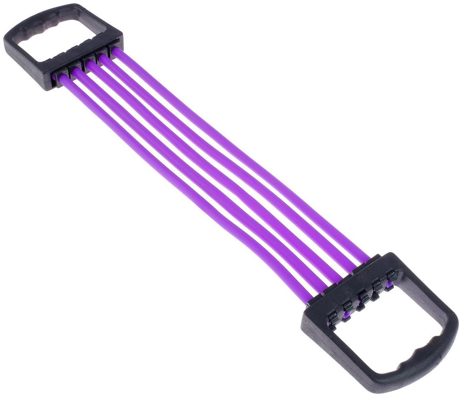 Эспандер, пластиковые ручки, до 35 кг, цвета МИКС