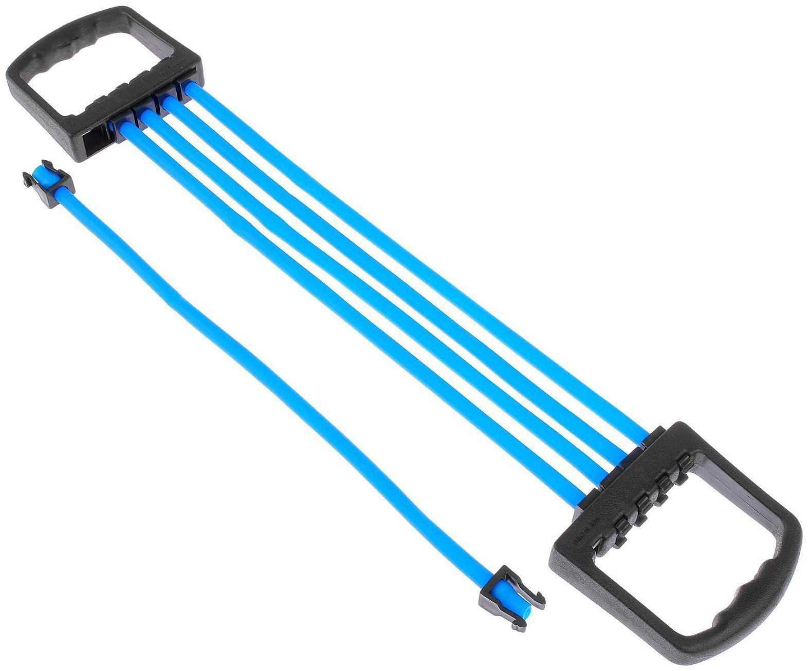 Эспандер, пластиковые ручки, до 35 кг, цвета МИКС