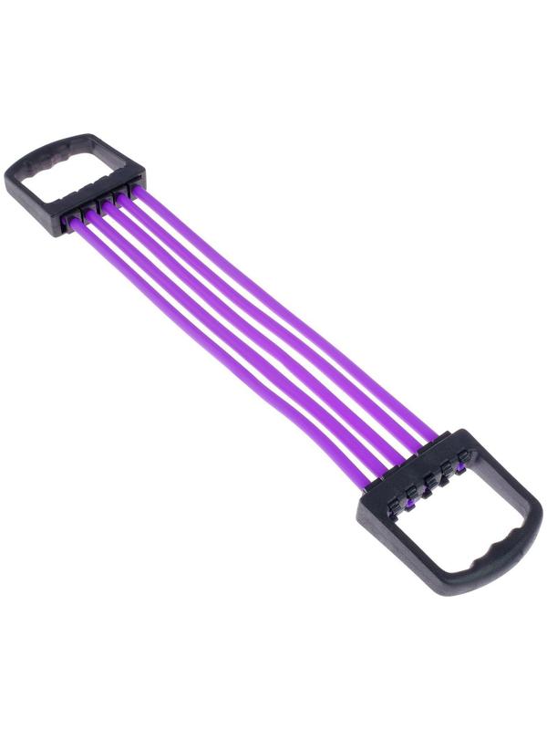 Эспандер, пластиковые ручки, до 35 кг, цвета МИКС