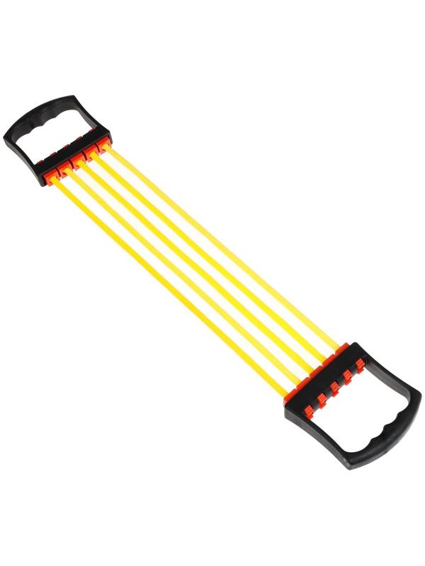 Эспандер, пластиковые ручки, до 35 кг, цвета МИКС