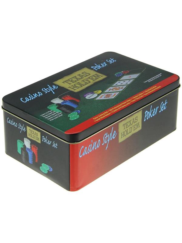 Покер, набор для игры (карты 2 колоды, фишки 200 шт.), без номинала, 60 х 90 см