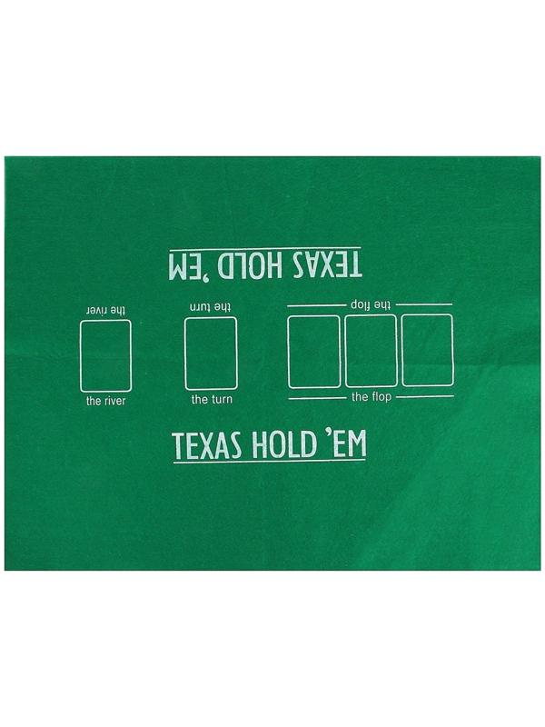 Покер, набор для игры (карты 2 колоды, фишки 200 шт.), без номинала, 60 х 90 см