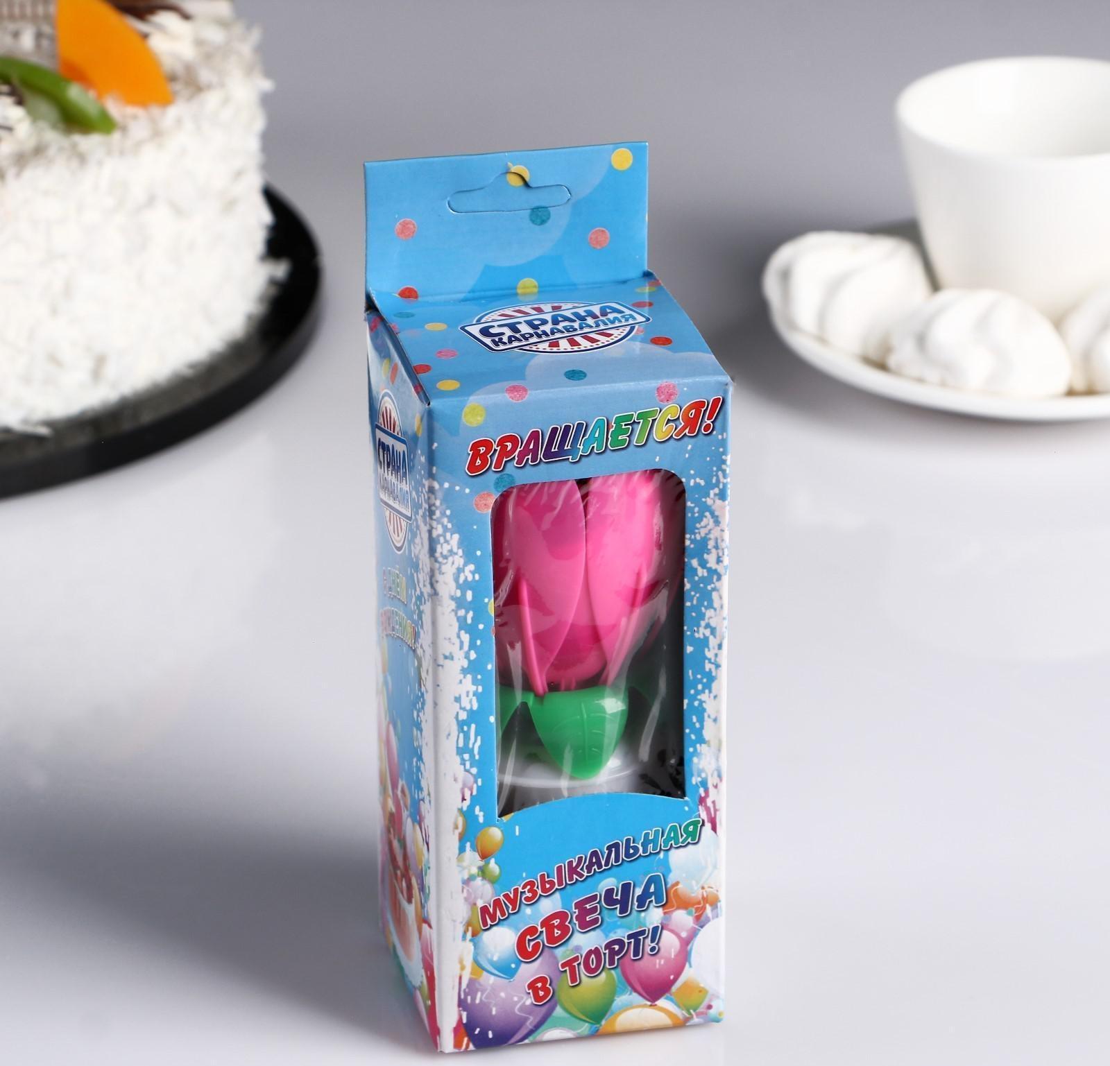 Свеча для торта музыкальная 