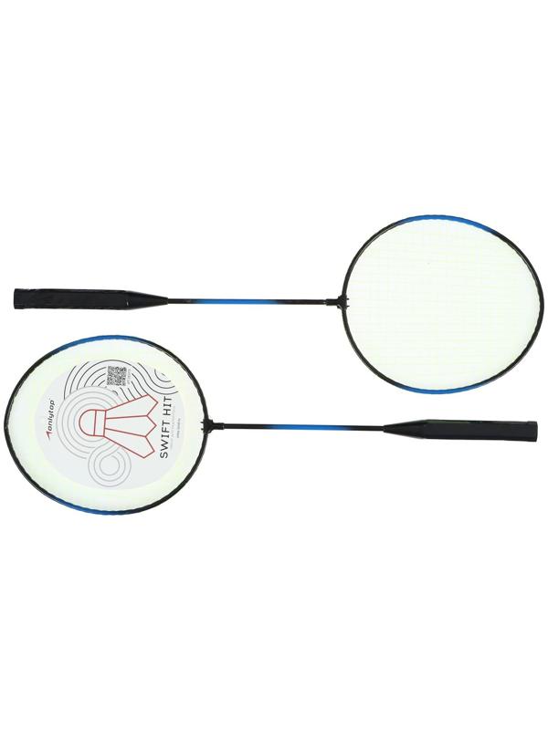 Ракетки для бадминтона, набор 2 шт., в чехле, цвета МИКС