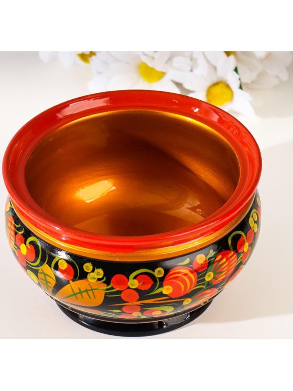 Сахарница «Ягодка», 11х12 см, хохлома