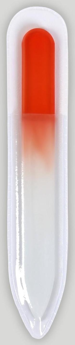 Пилка стеклянная для ногтей «Цветной градиент», 9 см, в чехле, цвет МИКС