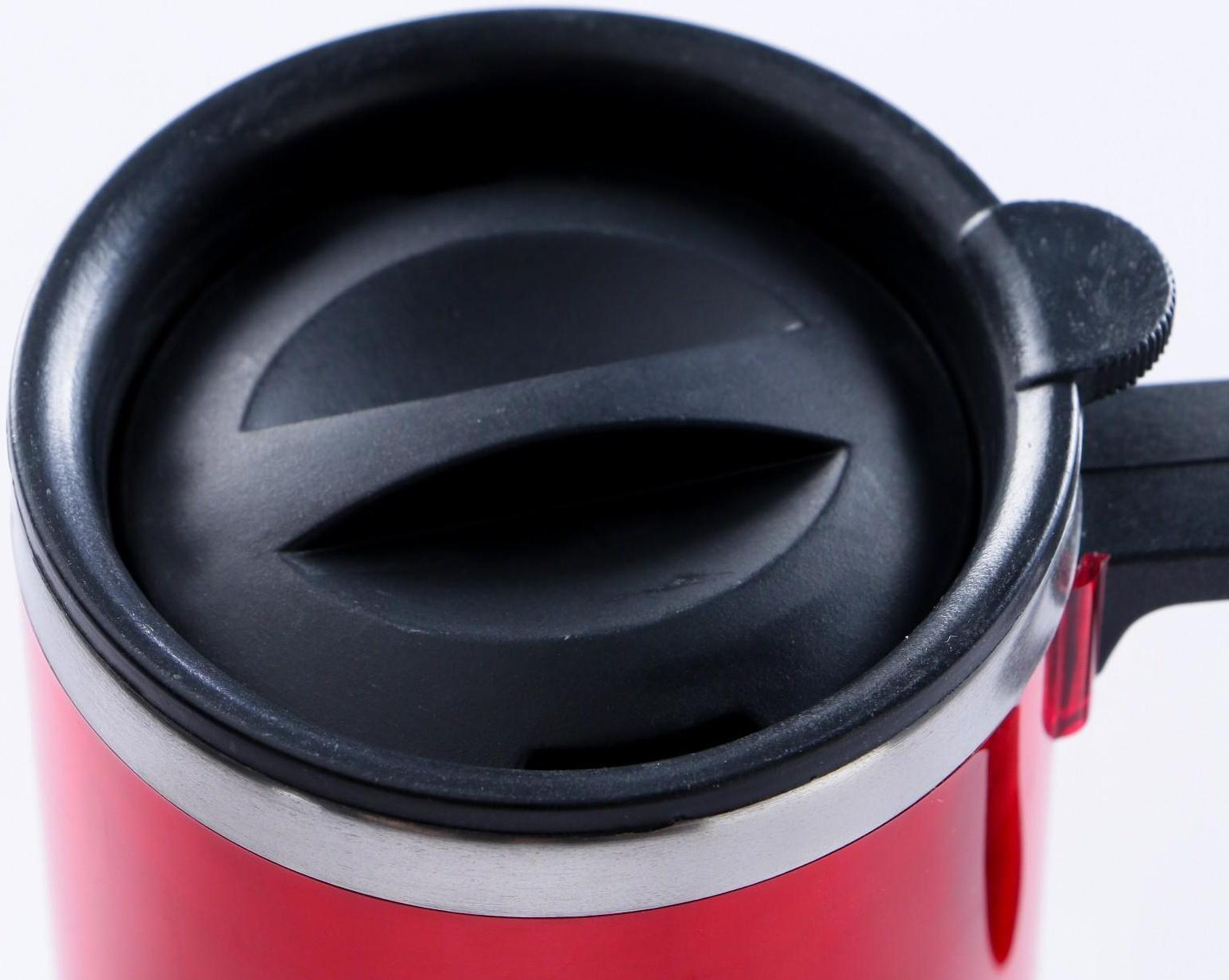 Термокружка, серия: Алтай, 450 мл, сохраняет тепло 2 ч, 11 х 12 см, красная