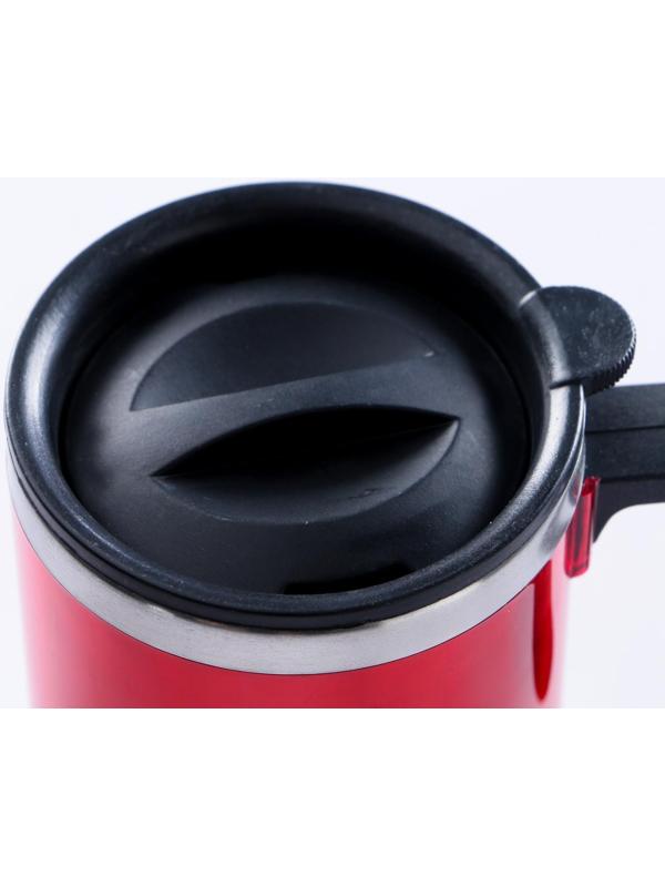 Термокружка, серия: Алтай, 450 мл, сохраняет тепло 2 ч, 11 х 12 см, красная