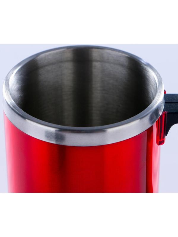 Термокружка, серия: Алтай, 450 мл, сохраняет тепло 2 ч, 11 х 12 см, красная