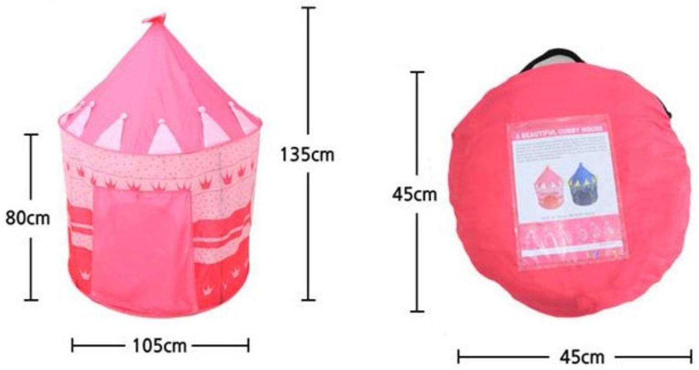 Палатка детская игровая «Шатёр», розового цвета