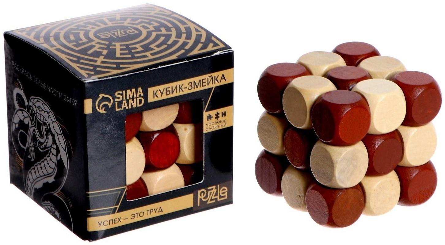Головоломка Игры разума «Кубик-змейка»