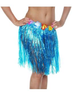 Гавайская юбка, цвет синий