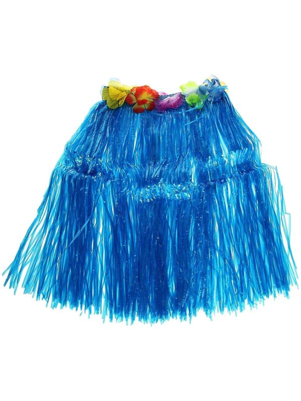 Гавайская юбка, цвет синий