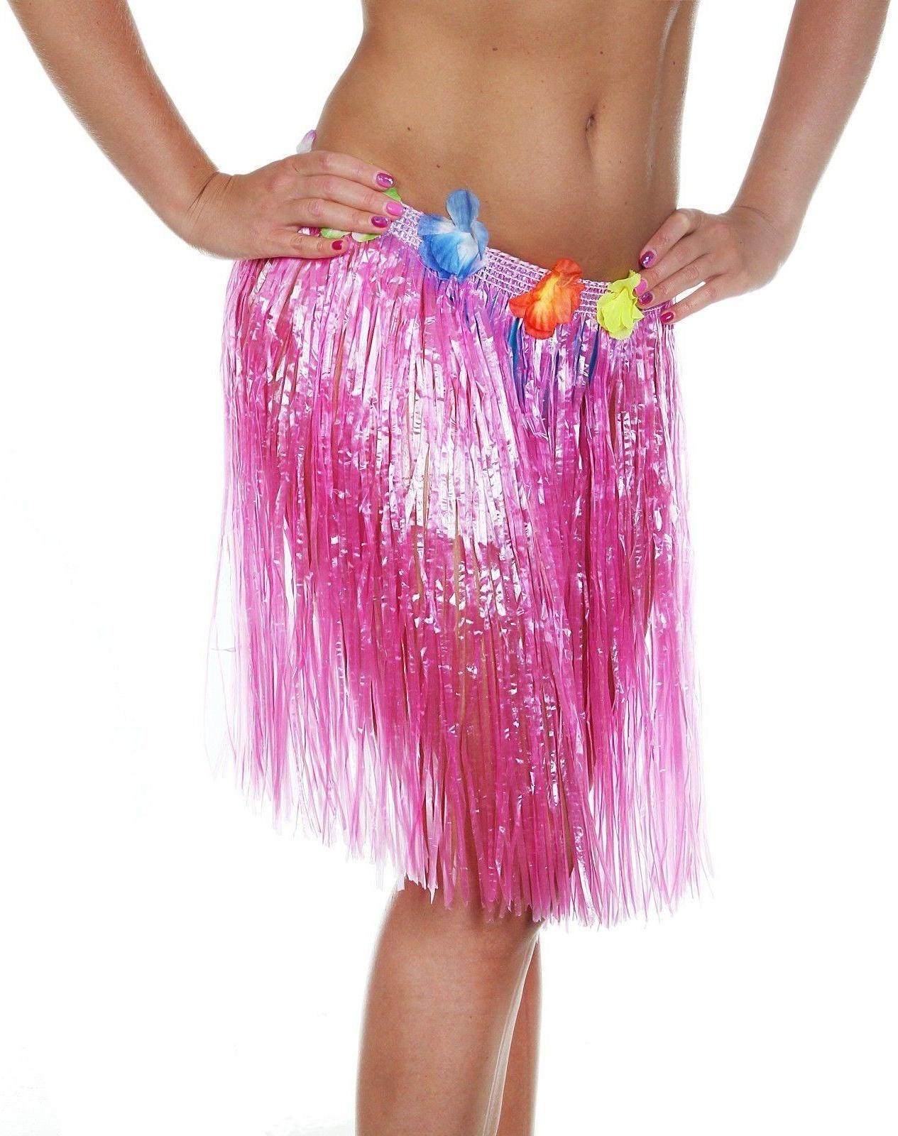 Гавайская юбка, цвет розовый