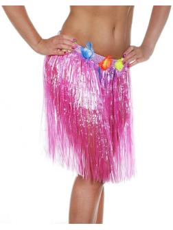 Гавайская юбка, цвет розовый