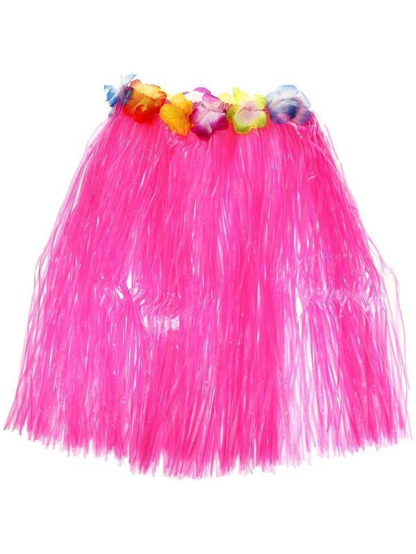 Гавайская юбка, цвет розовый