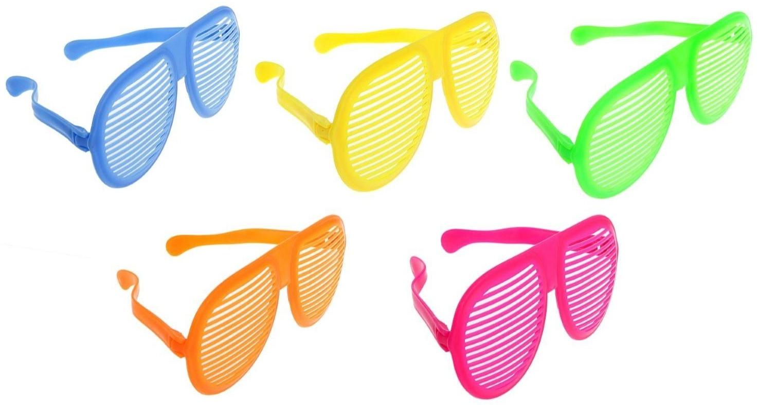 Очки «Гигант», в сеточку, цвета МИКС