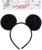 Карнавальный ободок «Чёрная мышь», с ушками