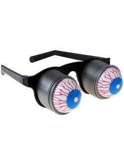 Очки - прикол «Пружина», большие