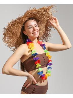 Ожерелье гавайское «Двойной цветок»