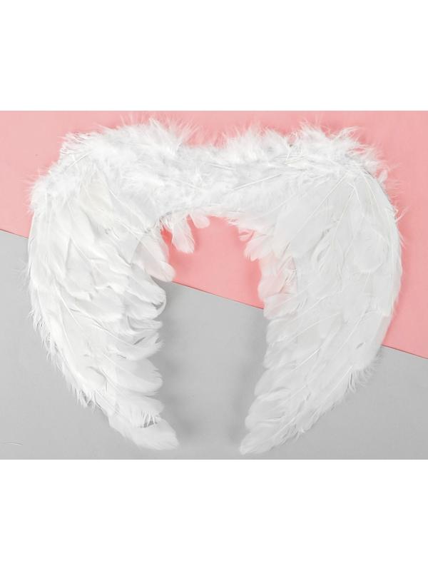 Крылья ангела, на резинке, цвет белый