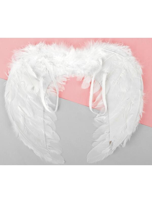 Крылья ангела, на резинке, цвет белый