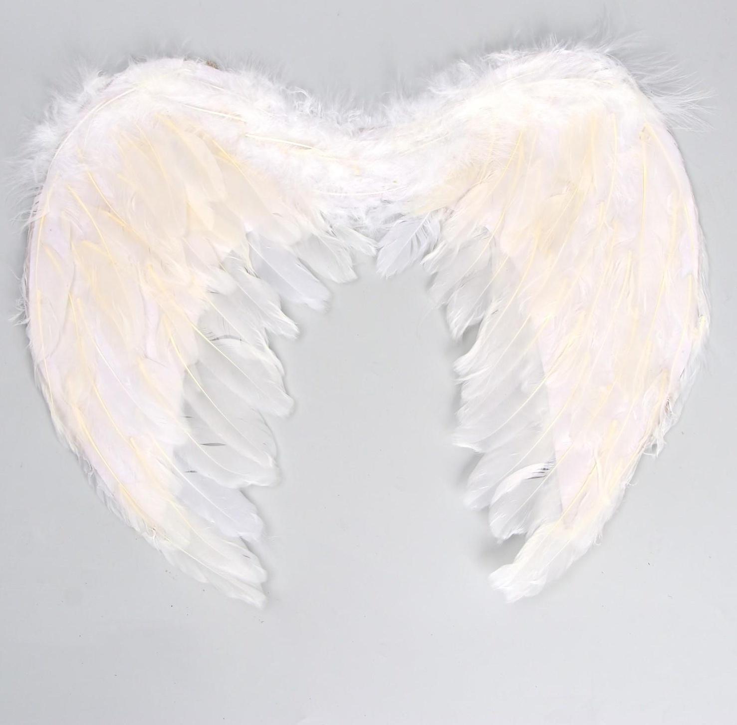Крылья ангела, 40×35 см, на резинке, цвет белый