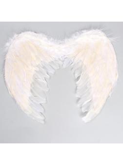 Крылья ангела, 40×35 см, на резинке, цвет белый