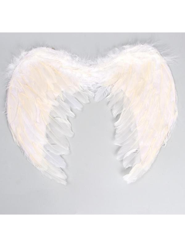 Крылья ангела, 40×35 см, на резинке, цвет белый