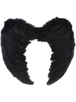 Крылья ангела, 55×40, чёрные