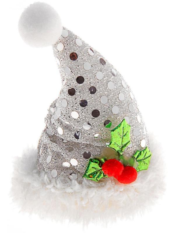 Карнавальный зажим «Блестящий колпак», цвета МИКС