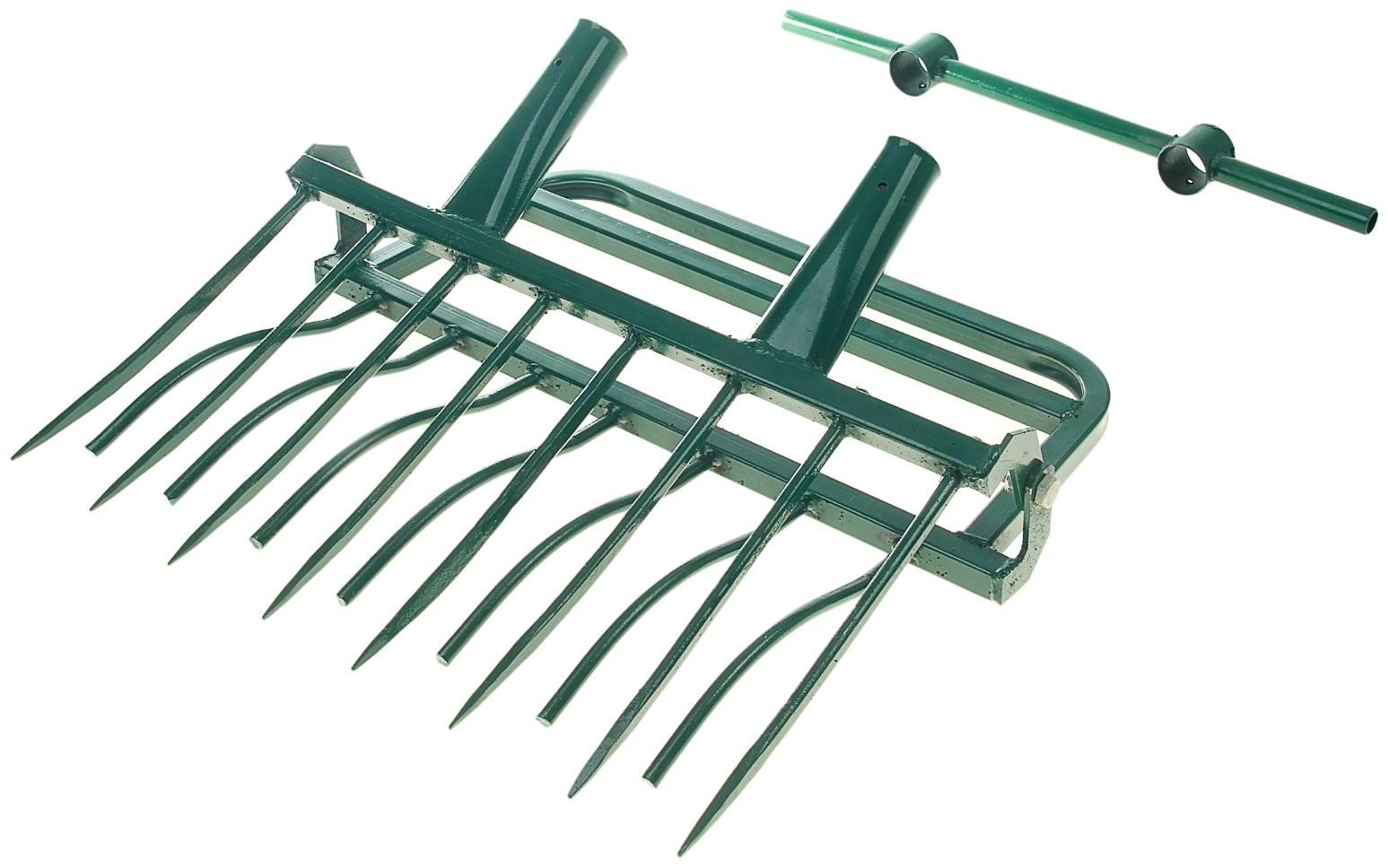 Рыхлитель «Супер Землекоп-8», ширина копки 62 см, 8 зубцов, тулейка 40 мм, без черенка