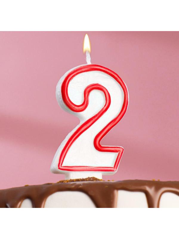 Свеча для торта цифра 