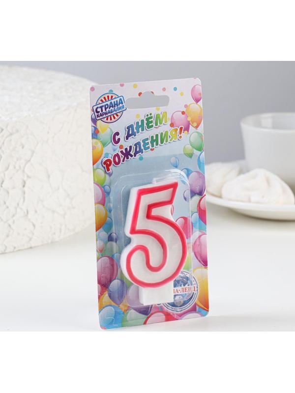 Свеча для торта цифра 