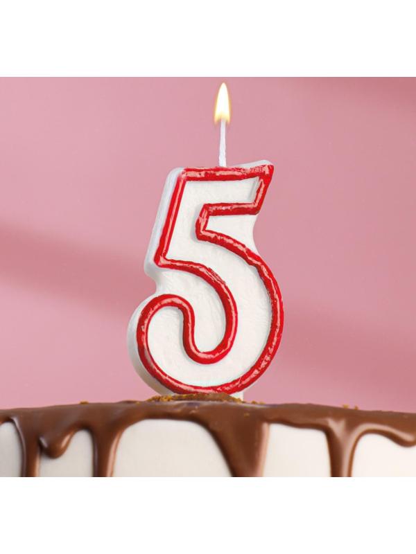 Свеча для торта цифра 