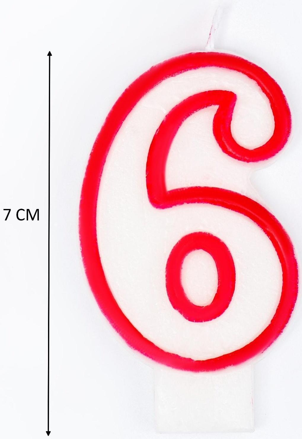 Свеча для торта цифра 