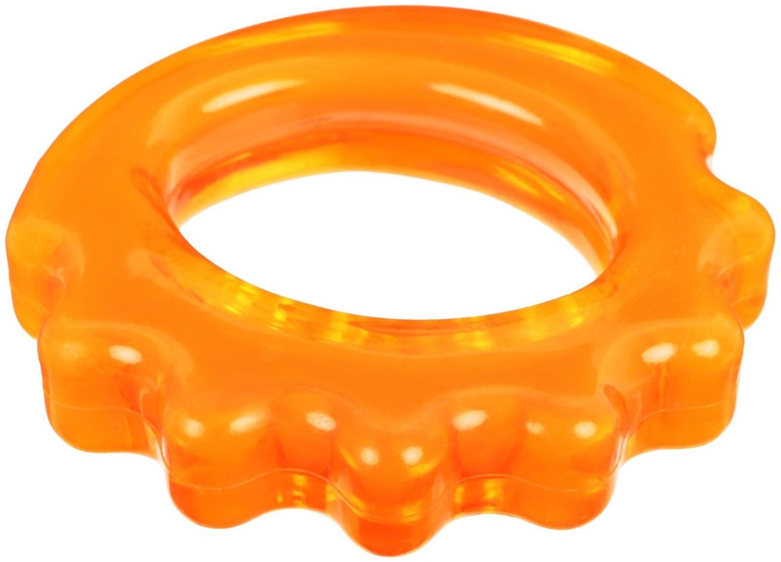 Эспандер кистевой резина в сетке 9 см, нагрузка до 3 кг, цвета МИКС