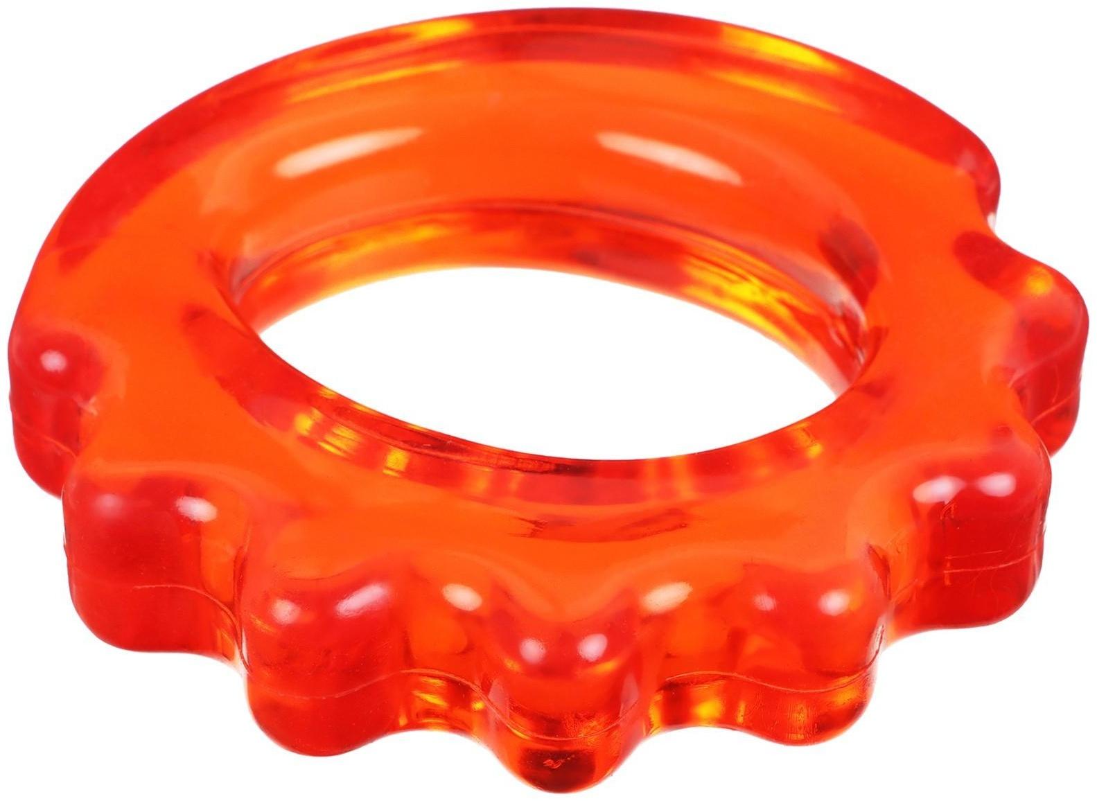 Эспандер кистевой резина в сетке 9 см, нагрузка до 3 кг, цвета МИКС